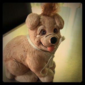 Vintage Puppy Figurine by Kristin Haynes